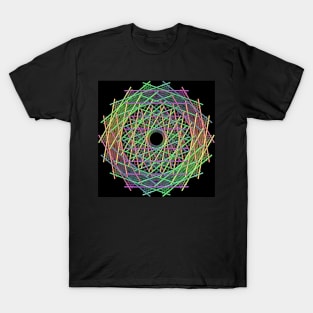 Colorful 3-D Mandala T-Shirt